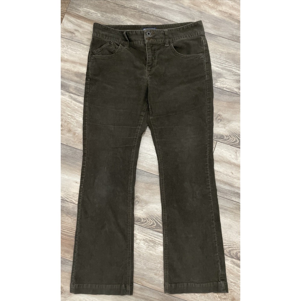 Vintage Polo Jeans Co Ralph Lauren Women Corduroy Pants Brown Bootcut Size 10X30 - Picture 1 of 6
